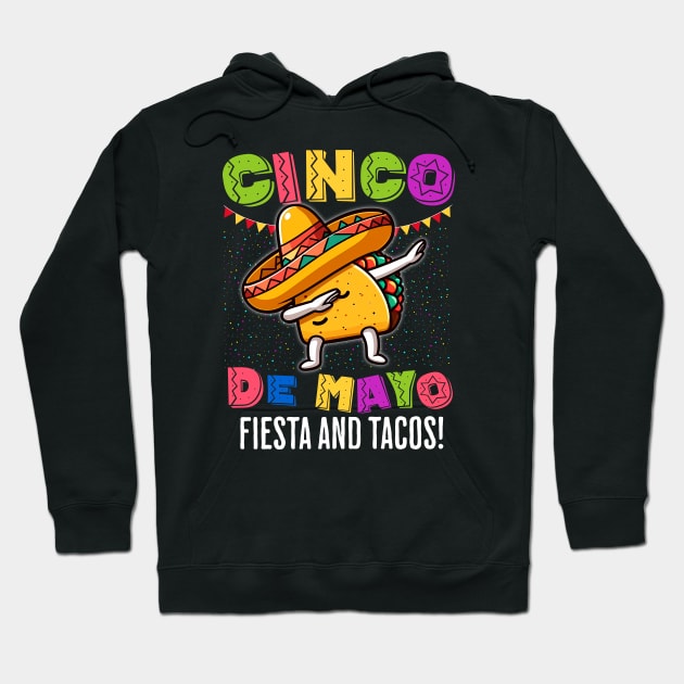 Fiesta Time! Dabbing Taco with Sombrero Hoodie by Pink & Pretty